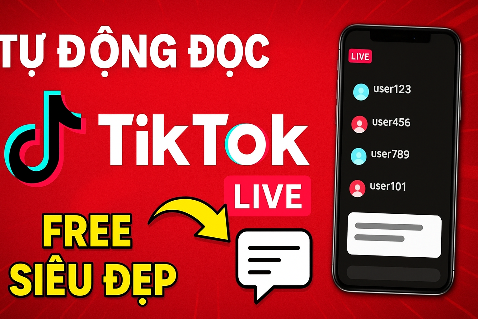 TOOL ĐỌC CMT LIVE TIKTOK| ĐÃ UPDATA